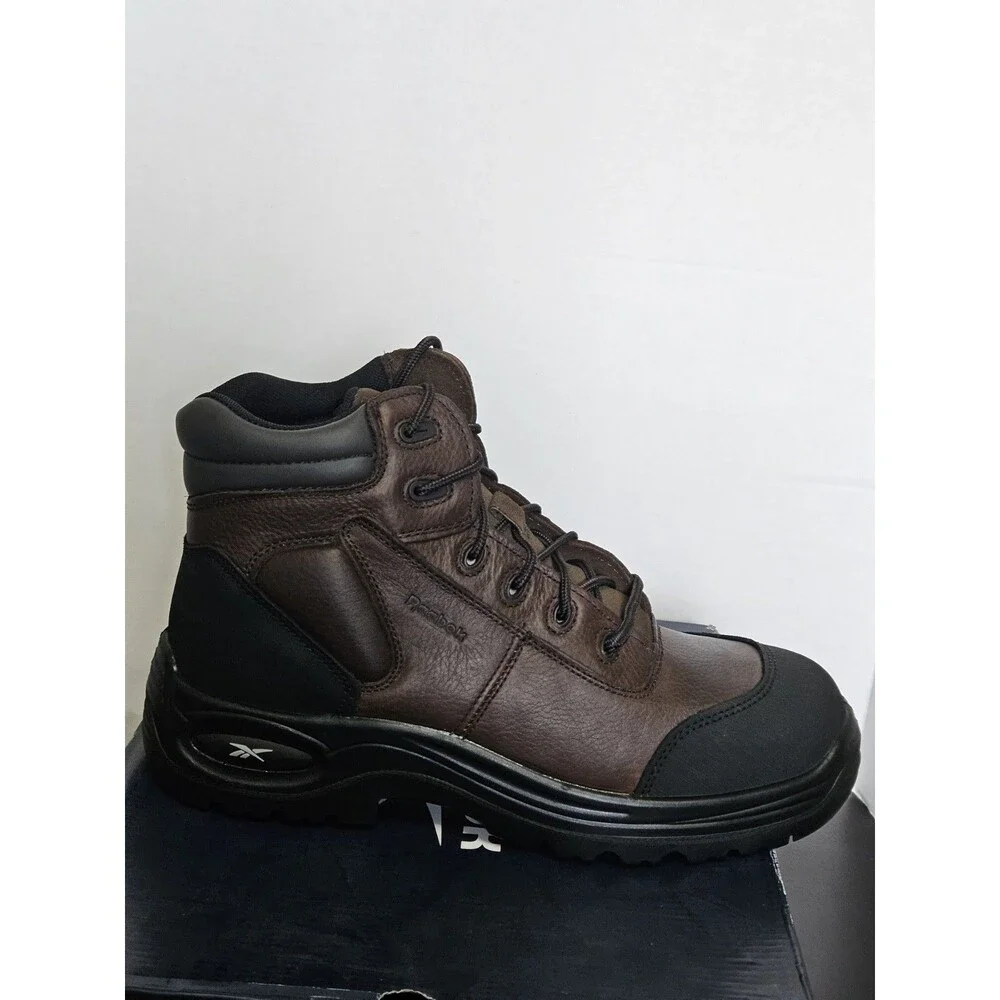 Sz 11.5 - Reebok Work Men's Trainex Comp Toe Work Boot Esd Dark Brown
